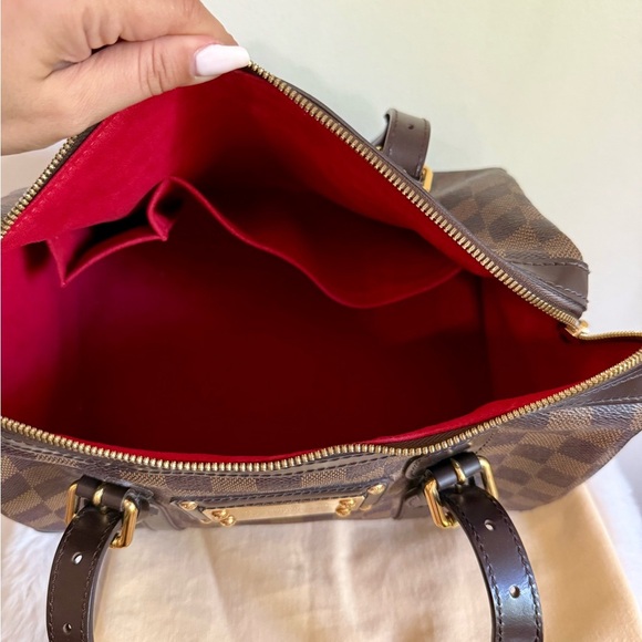 * SOLD SOMEWHERE ELSE* 
 LOUIS VUITTON Classic  BERKELEY DAMIER EBENE HANDBAG - Picture 7 of 9